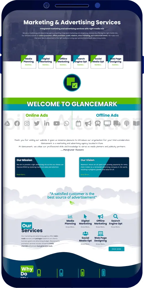 Our web design portfolio