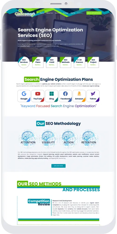 Our web designs samples